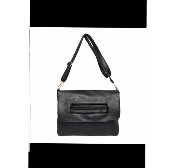 Middle strap leather envelope clutch - Picture 3 of 6